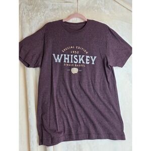 Sonoma Goods Life Whiskey Graphic T Shirt Mens Medium Burgundy‎ Short Sleeve
